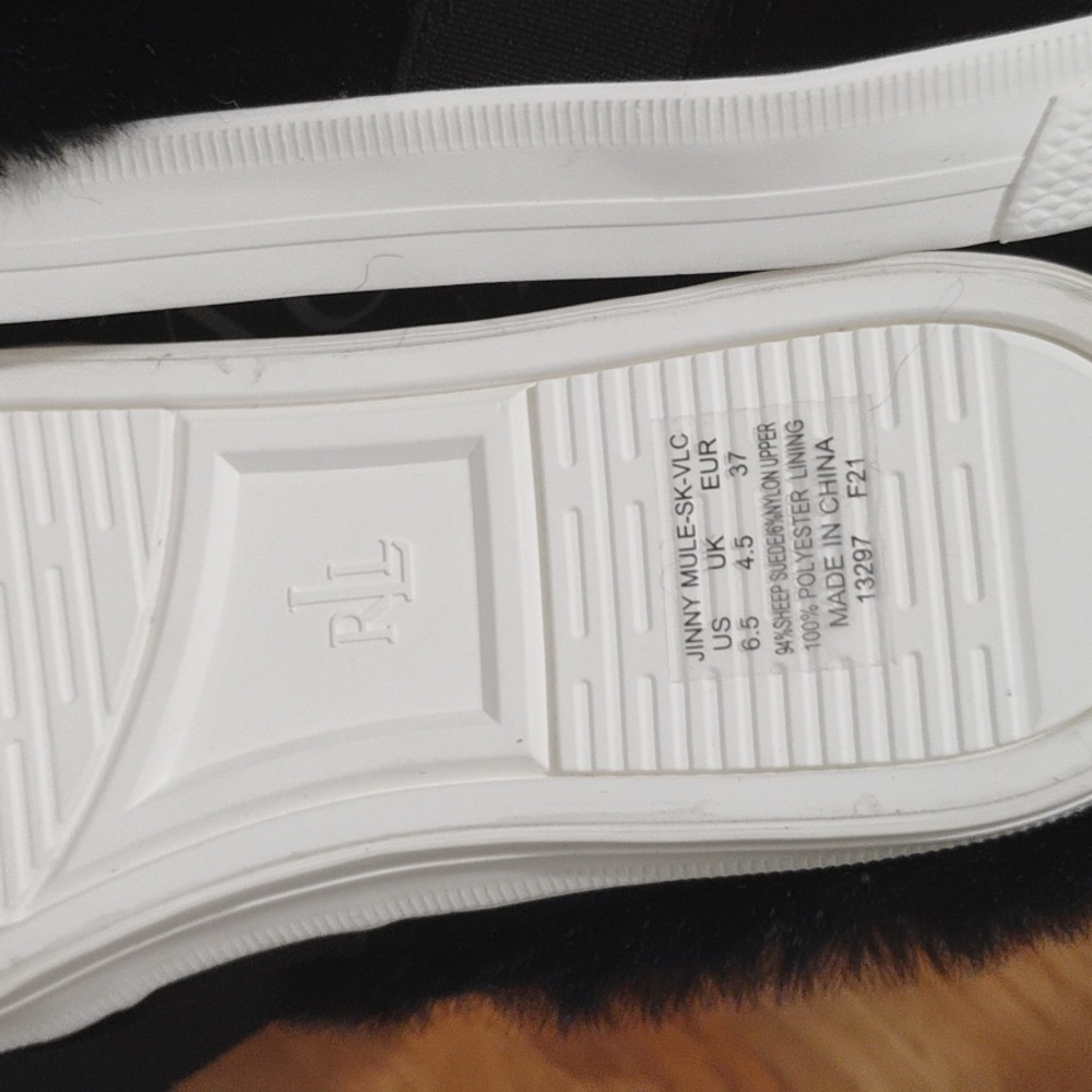 Lauren Ralph Lauren Black  Mules Size 6.5 - Picture 4 of 4